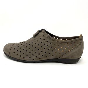 Gabor 84.164.13 Nubuck perforated Fumo shoes